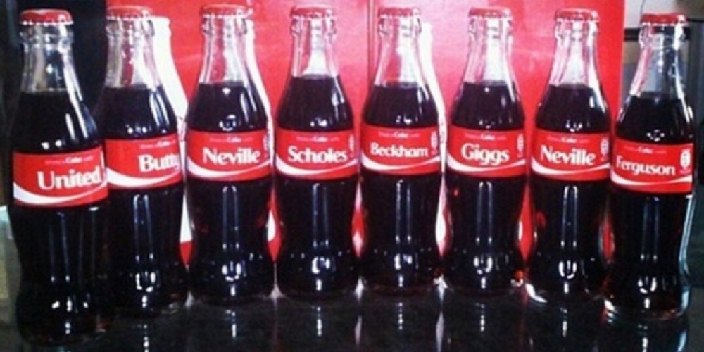 Coca-Cola homenajeó a la Generación del ’92 del Manchester United