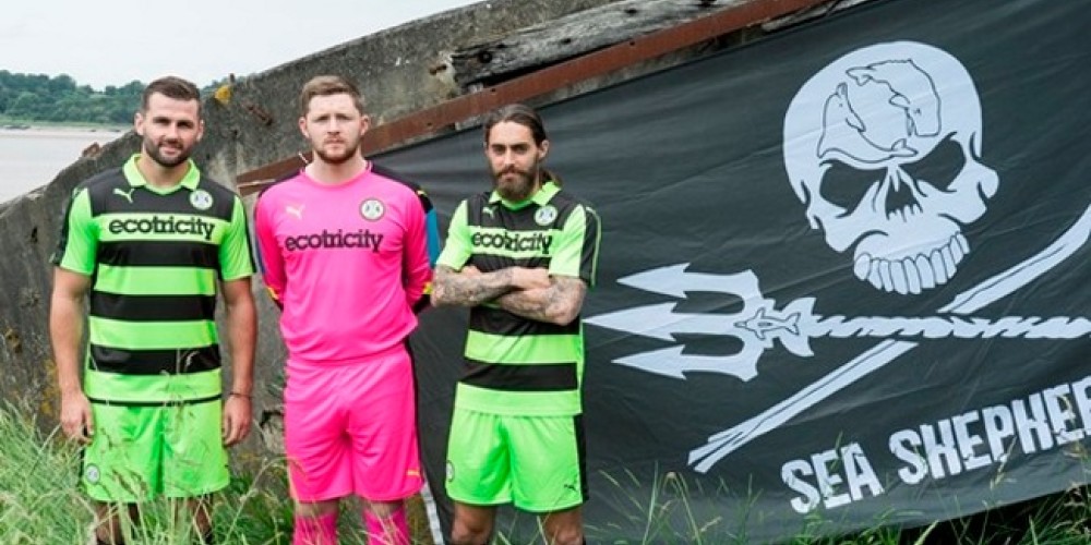 El primer club vegano del f&uacute;tbol mundial present&oacute; sus camisetas de una forma curiosa