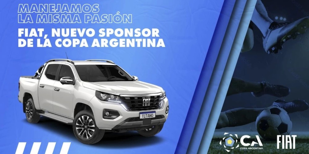 FIAT es sponsor oficial de la Copa Argentina 2026