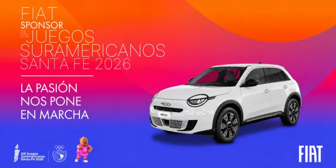 FIAT es sponsor oficial de los Juegos Suramericanos 2026