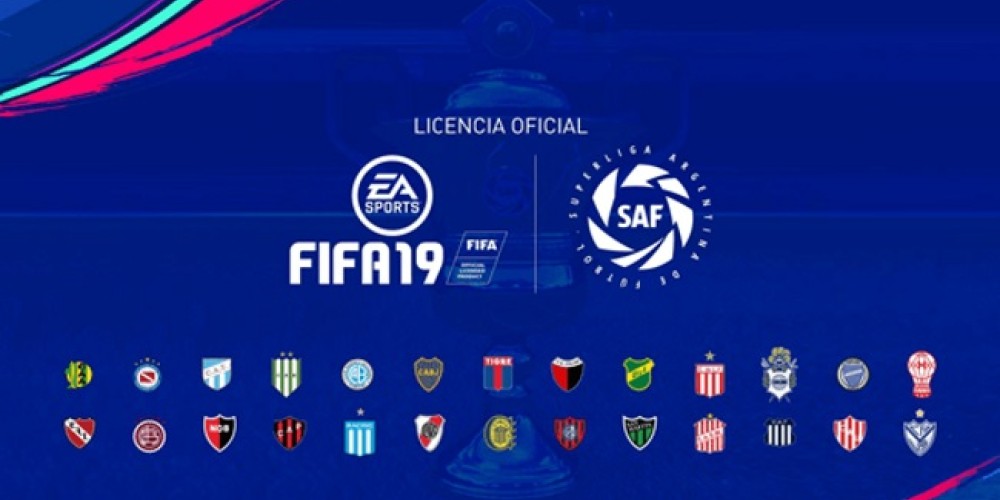 La Superliga Argentina estará también en el FIFA 19