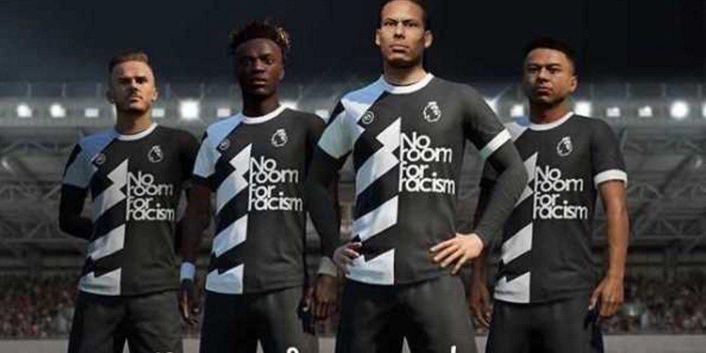 El FIFA 20 se suma a la campa&ntilde;a contra el racismo de la Premier League lanzando una camiseta especial