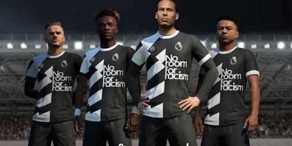 El FIFA 20 se suma a la campaña contra el racismo de la Premier League lanzando una camiseta especial