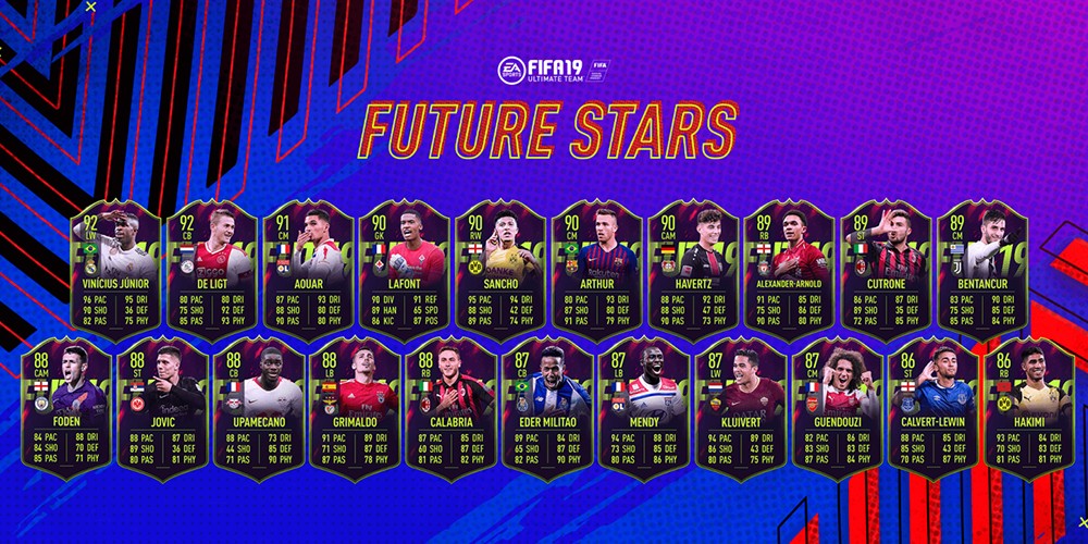Llegan las Futuras Estrellas a FIFA 19
