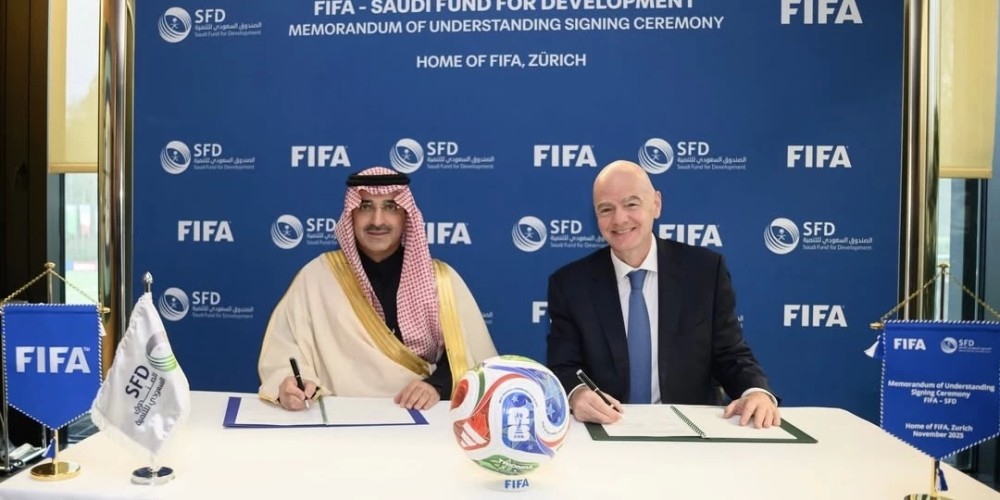La FIFA recibi&oacute; una inversi&oacute;n de 1.000 millones de d&oacute;lares por parte de Arabia Saudita