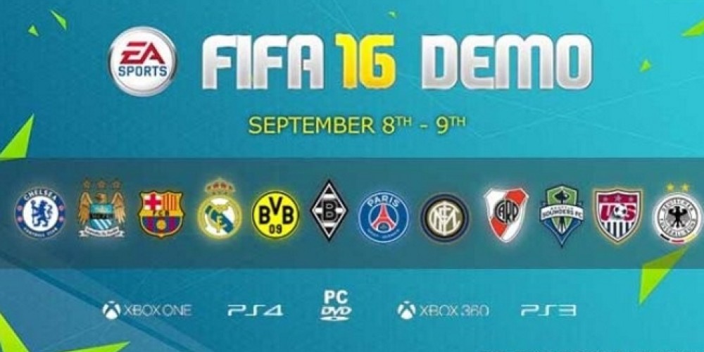 ¿Qué equipos estarán en la Demo del FIFA 16?