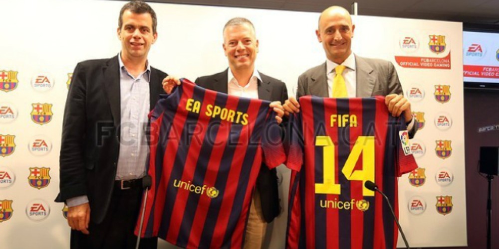 Barcelona present&oacute; su alianza con EA Sports