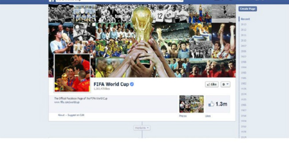 La FIFA estren&oacute; tres nuevas p&aacute;ginas de Facebook