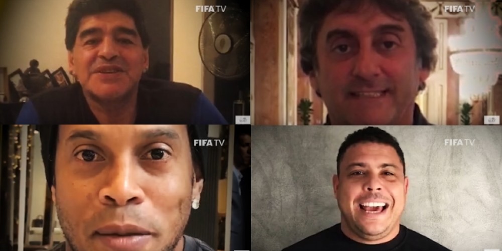 Maradona, Francescoli y más estrellas promocionan “The Best”