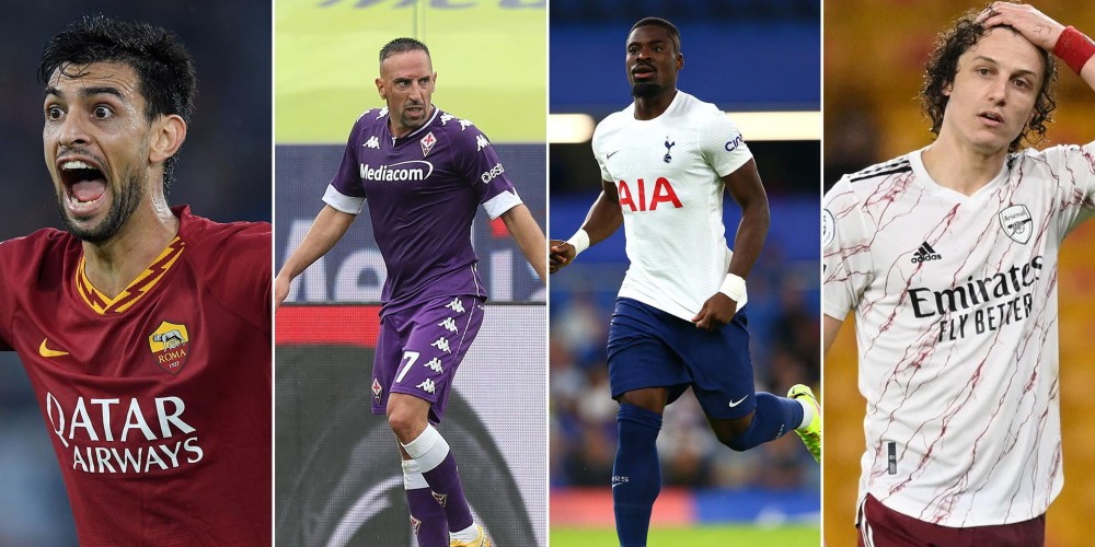 Las figuras internacionales que se quedaron sin club tras el cierre del mercado