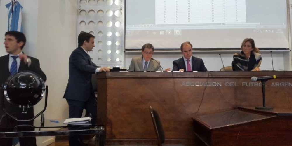 El fixture del Torneo de Primera División 2016/17 en Argentina