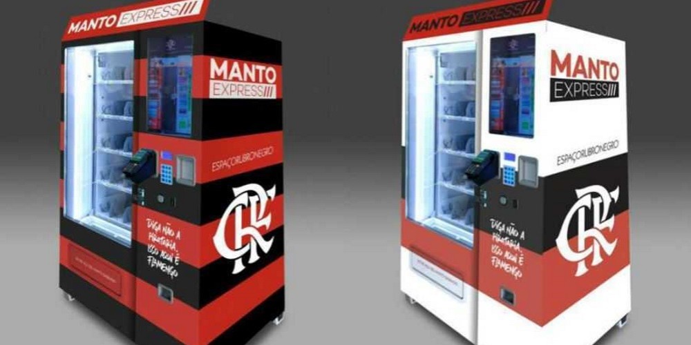 Flamengo comenz&oacute; a vender sus camisetas en m&aacute;quinas expendedoras