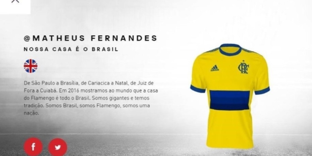 El Flamengo reveló los modelos finalistas de su nuevo uniforme diseñado por sus hinchas