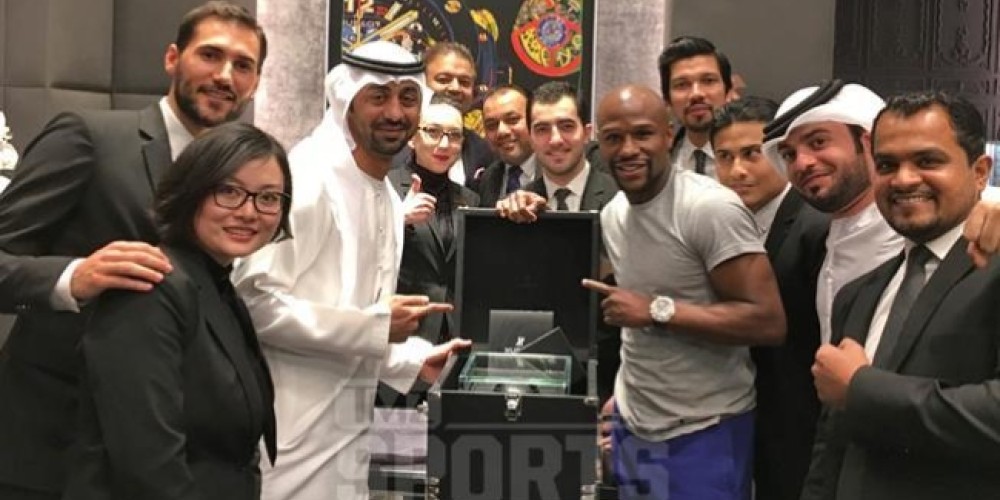 Mayweather compró un reloj de 1 millón de dólares