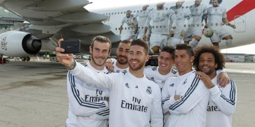 Emirates develó el nuevo avión del Real Madrid