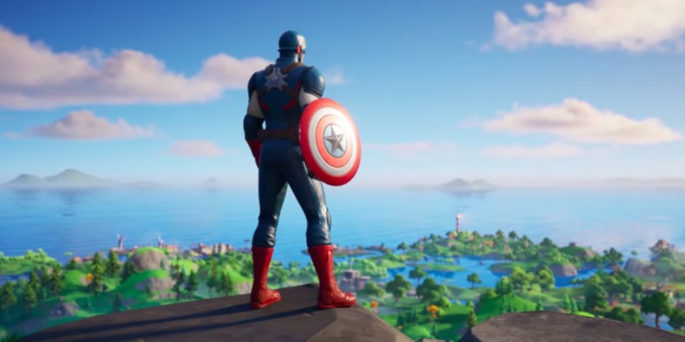 El Capitán América se sumó al Fortnite