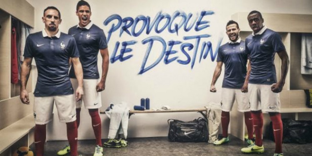 ​Francia ya tiene camiseta para Brasil 2014