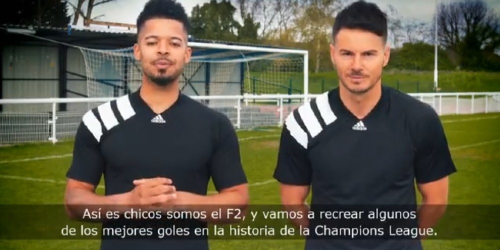 Los freestylers que recrean los mejores goles de la Champions