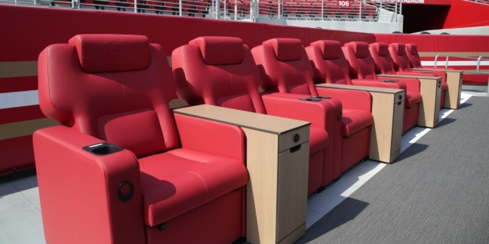 La ubicaci&oacute;n de lujo que ofrece un equipo de f&uacute;tbol americano a sus hinchas