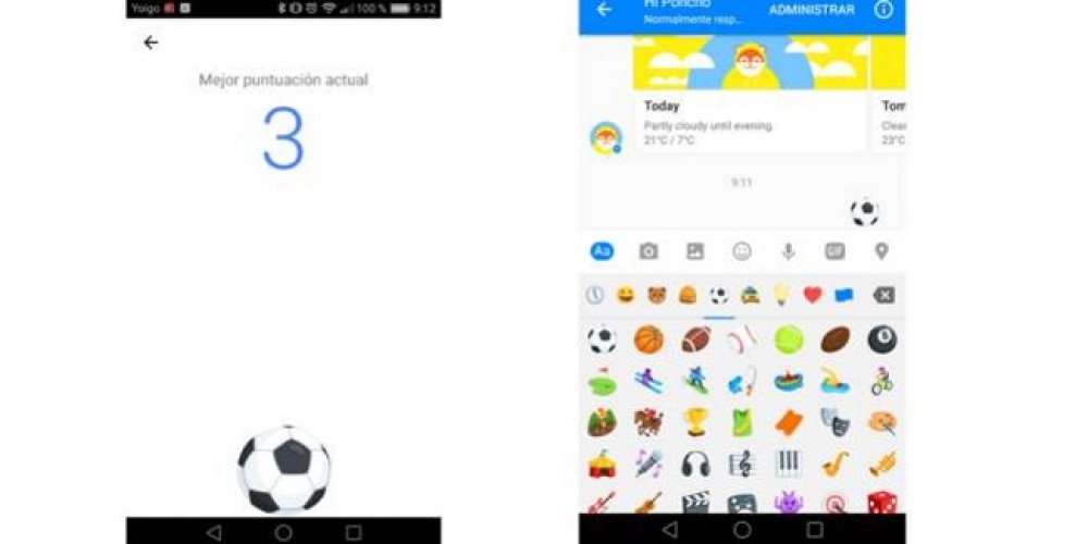 &iquest;Lo sab&iacute;as? Facebook Messenger tiene un juego de f&uacute;tbol oculto