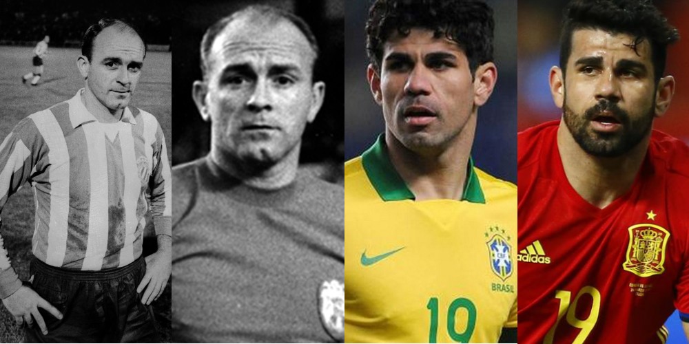 Futbolistas que jugaron en m&aacute;s de una Selecci&oacute;n