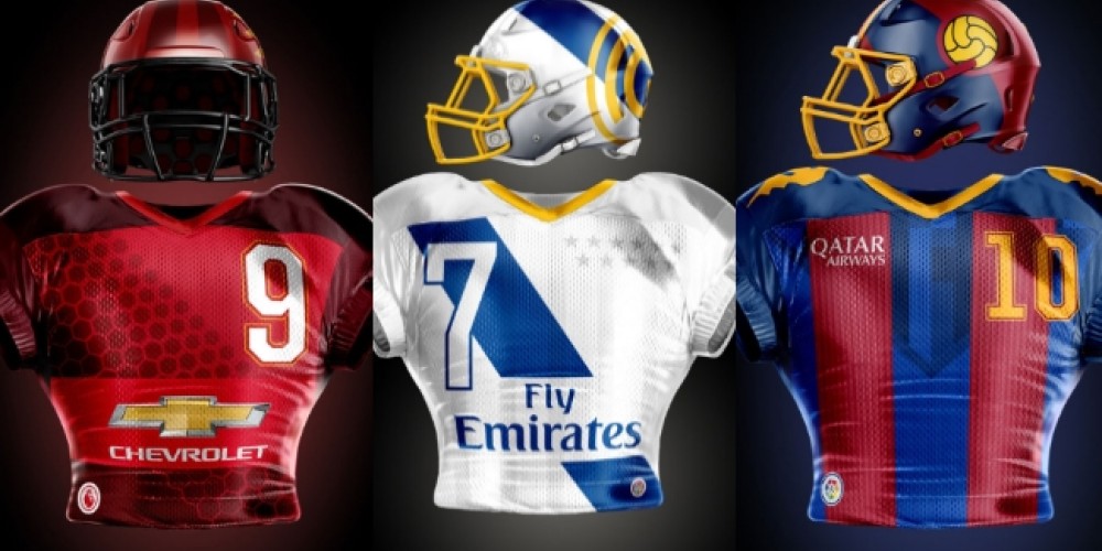 Del f&uacute;tbol a la NFL, el redise&ntilde;o de los clubes m&aacute;s importantes