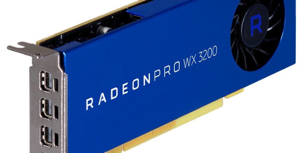 AMD Radeon Pro WX 3200: una GPU potente y de formato pequeño para profesionales de CAD