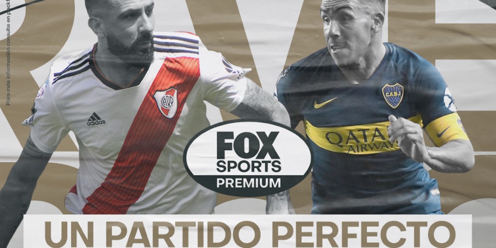 FOX Sports Premium realizará una transmisión especial para el Superclásico en calidad 4K