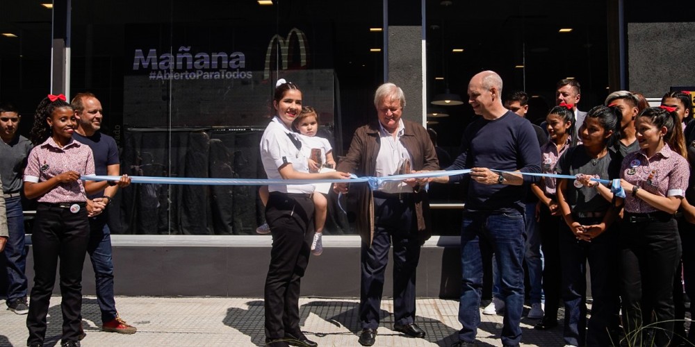 McDonald’s inauguró su primer local en el Barrio 31