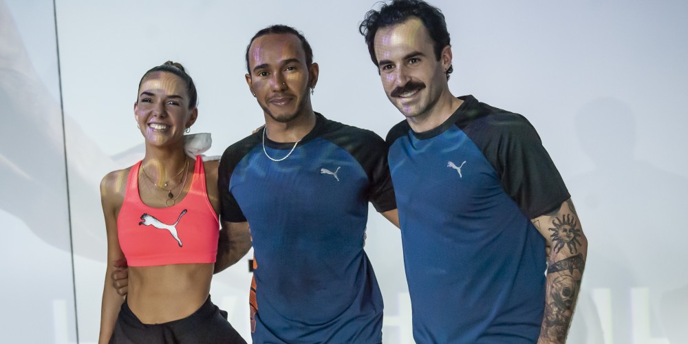 Dos argentinas entrenaron junto a Lewis Hamilton y Chavez en México