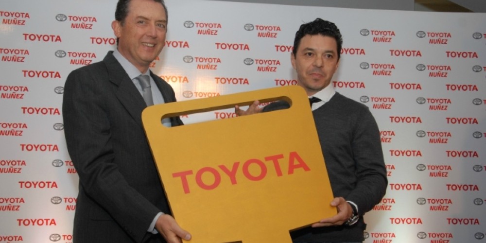 Toyota Argentina premi&oacute; a River Plate por la Libertadores