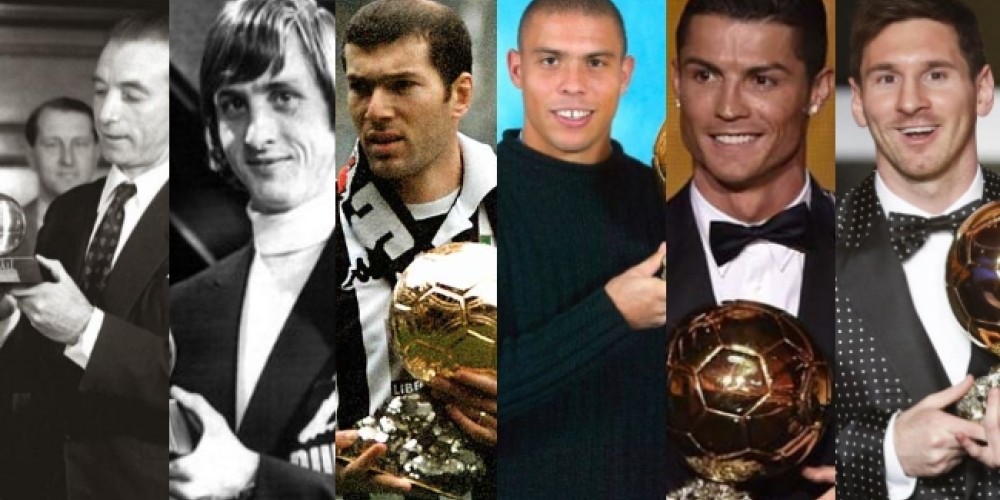 Todos los ganadores del Balón de Oro, que se entrega desde 1956