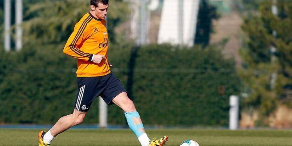 Gareth Bale ya entrena con los nuevos adidas F50