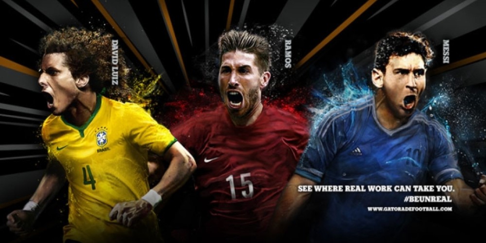 Messi, Ramos y David Luiz en el nuevo anuncio de Gatorade