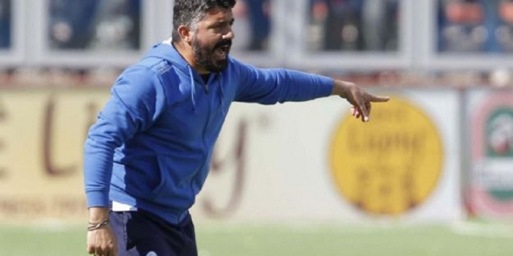 Genaro Gattuso tiene el equipo menos goleado pero descenderá a la tercera división en Italia