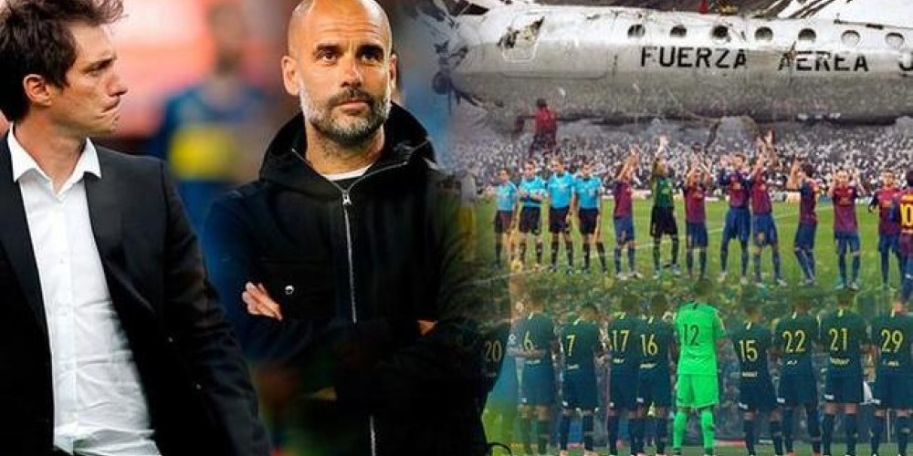 Barros Schelotto y su imitaci&oacute;n a Guardiola previo a la final de la Libertadores