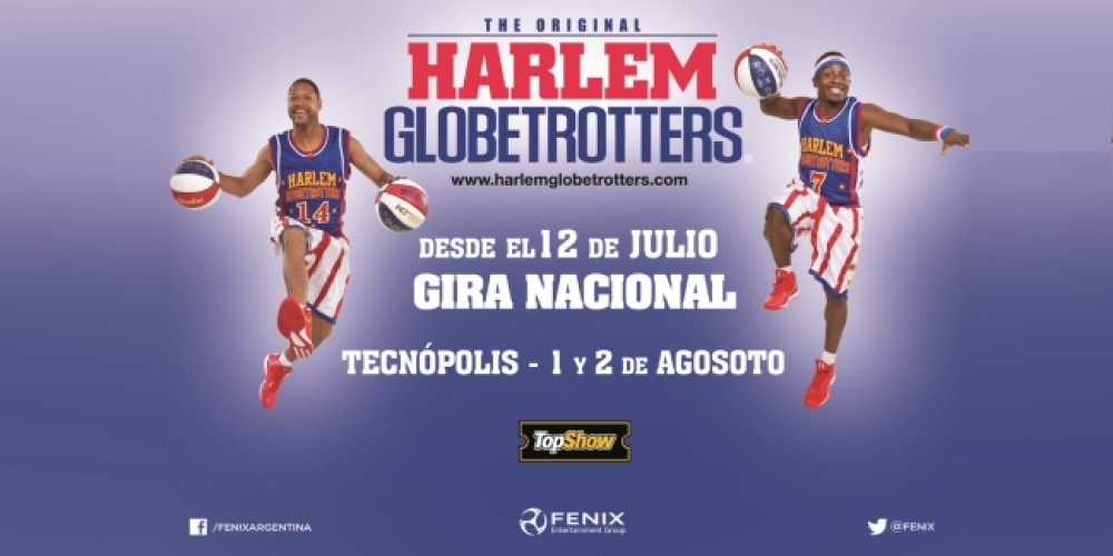 Los Harlem Globetrotters visitarán Argentina para enfrentar a los Washington Generals
