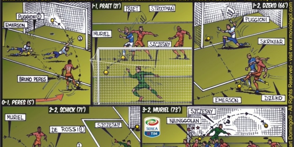 La historia del artista que convierte los mejores goles del mundo en caricaturas