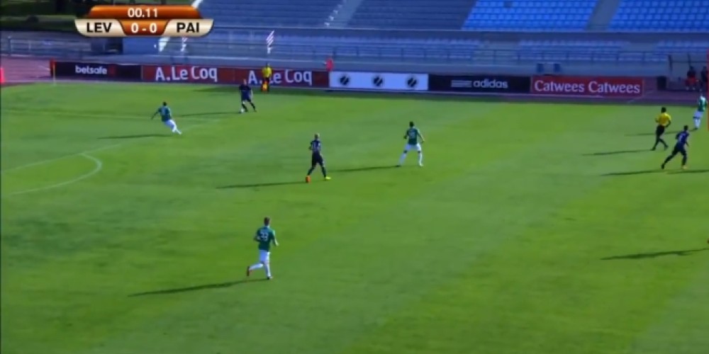 Insólito: el equipo estonio que marcó un gol sin tocar la pelota