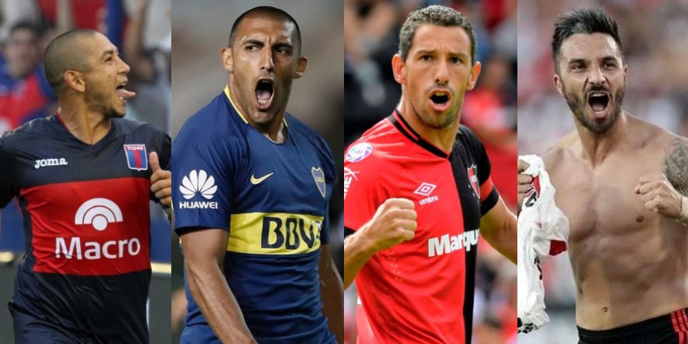 Los 10 jugadores con mejor promedio de gol de los últimos 10 años del fútbol argentino
