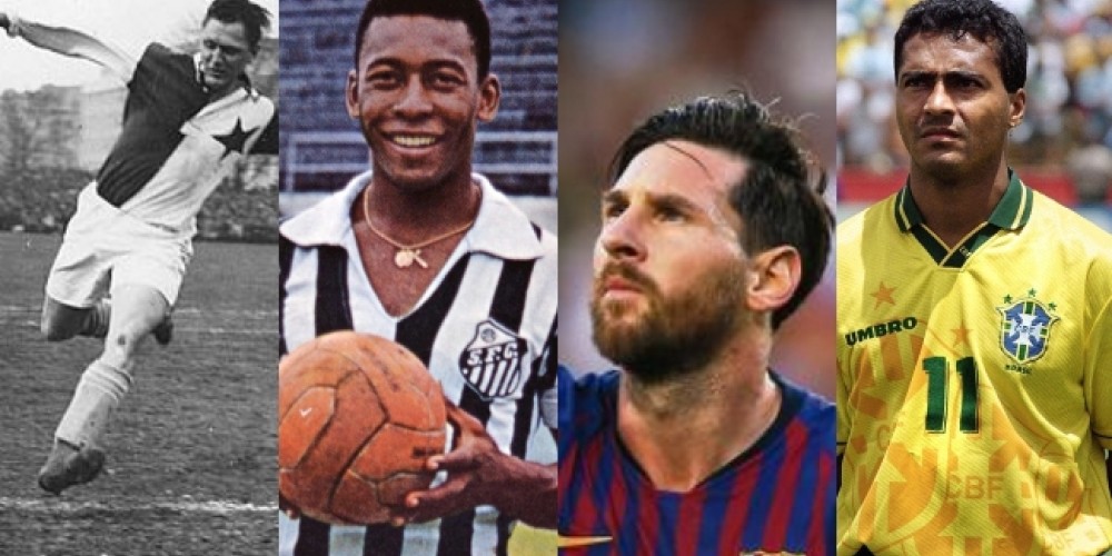 De Messi a Pel&eacute;, estos son los 10 m&aacute;ximos goleadores de la historia del f&uacute;tbol