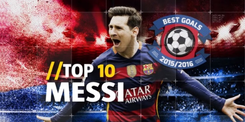 Barcelona eligió los diez mejores goles de la temporada de Messi