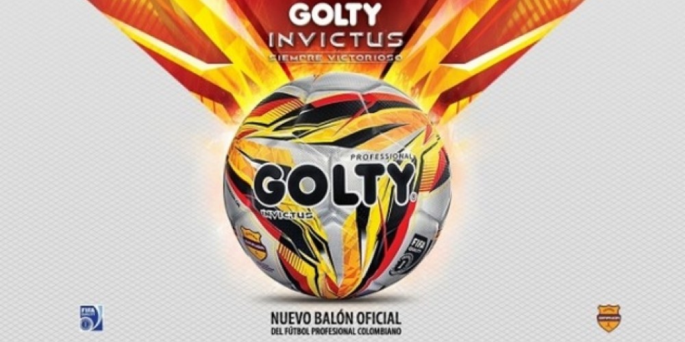Golty presentó “Invictus”, la nueva pelota del fútbol colombiano