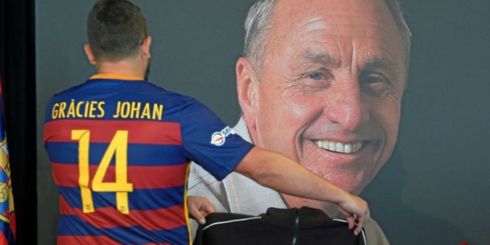 90 mil pancartas dir&aacute;n &ldquo;gracias&rdquo; a Cruyff en el Camp Nou