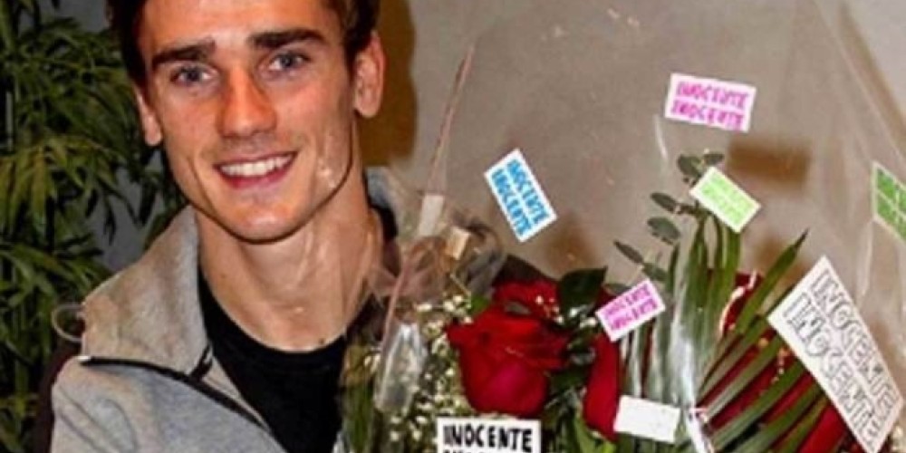 Antoine Griezmann y la broma al aire por el D&iacute;a de los Inocentes