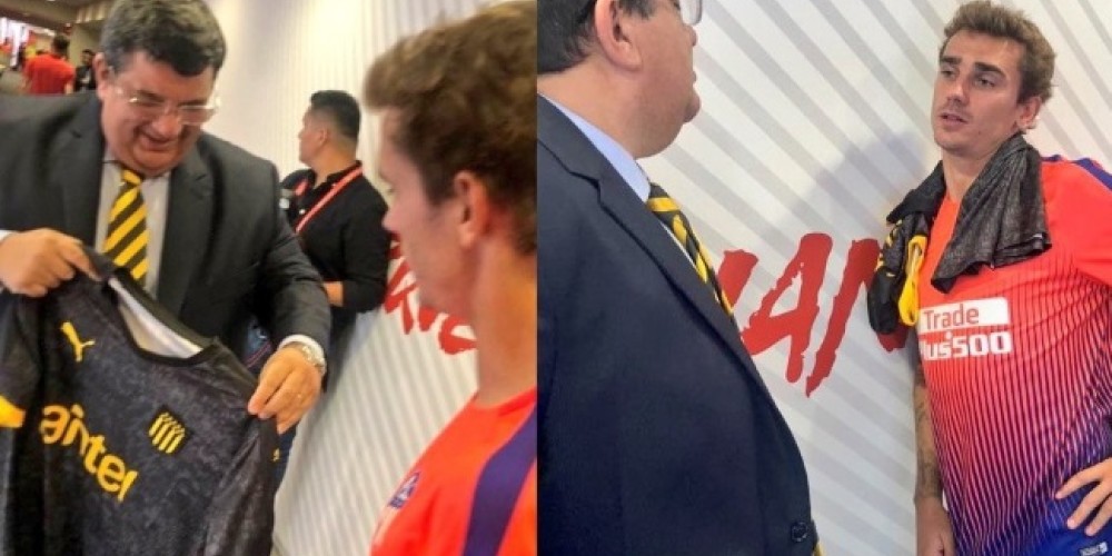 La felicitación de Peñarol a Griezmann en sus redes sociales