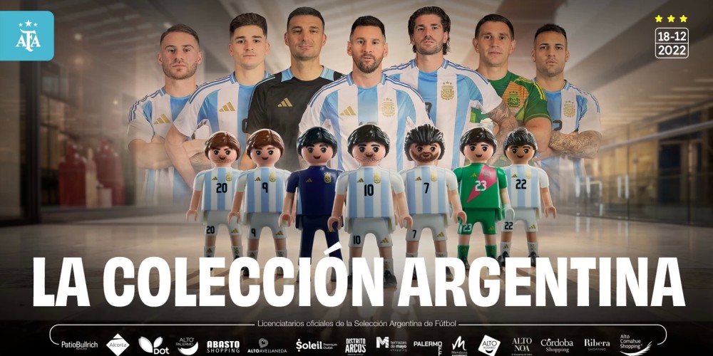 Grupo IRSA lanza la primera colecci&oacute;n oficial de Playmobil de la Selecci&oacute;n Argentina campeona del mundo