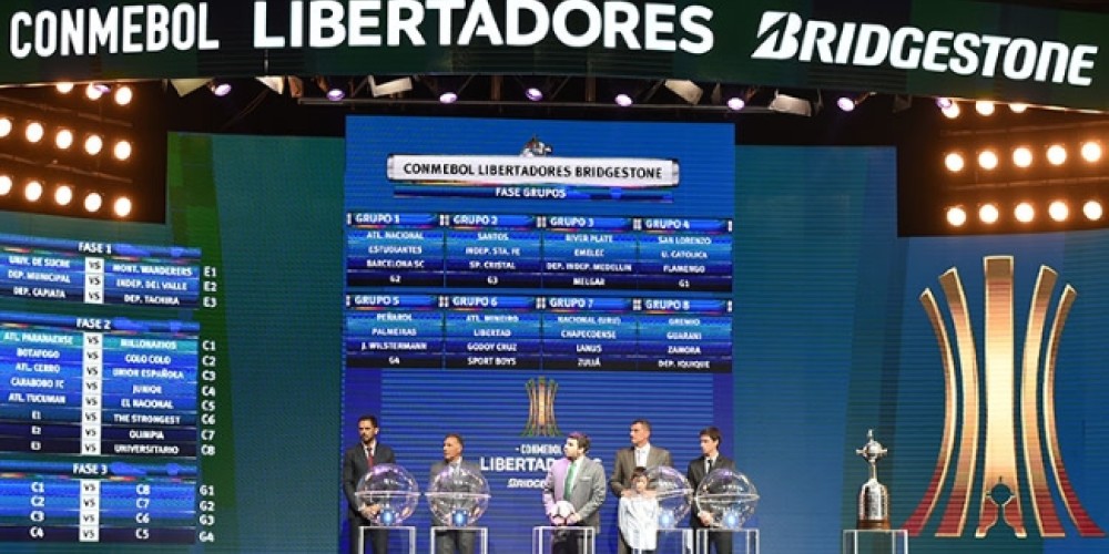 As&iacute; quedaron definidos los grupos de la CONMEBOL Libertadores 2017