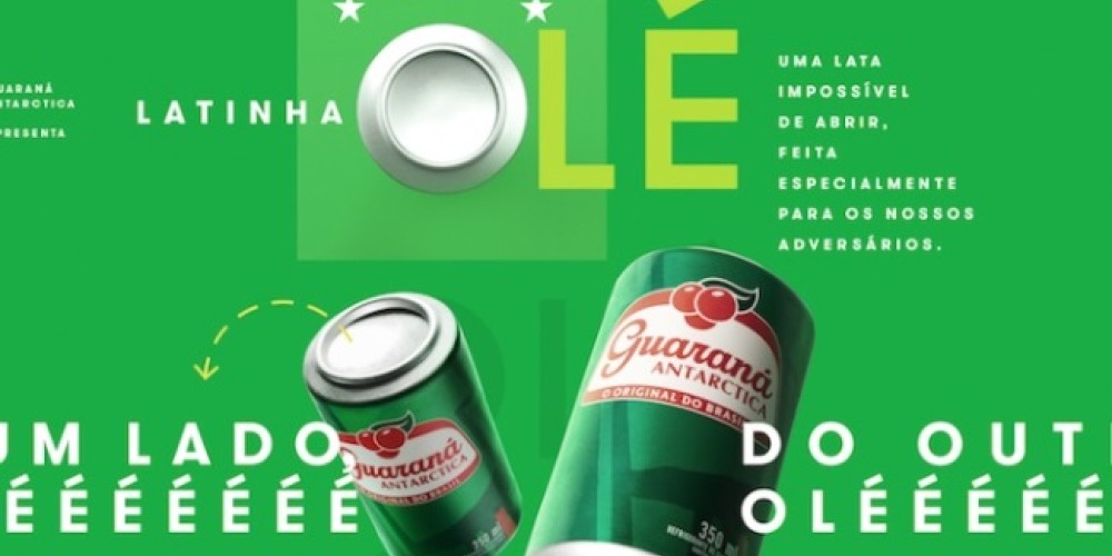 Guaran&aacute; vuelve a activar con Caniggia y promociona latas a &ldquo;prueba de extranjeros&rdquo;