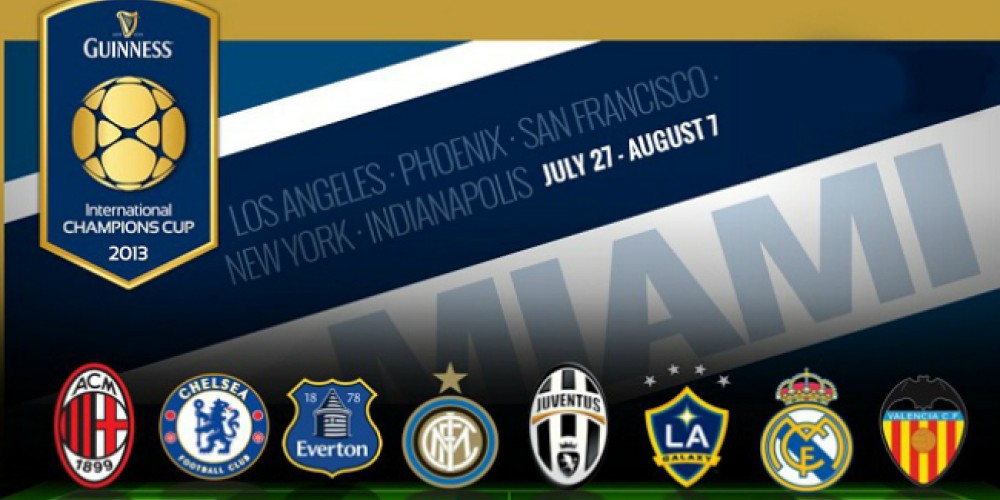 Grandes equipos de Europa juntos en la International Championship Cup 2013